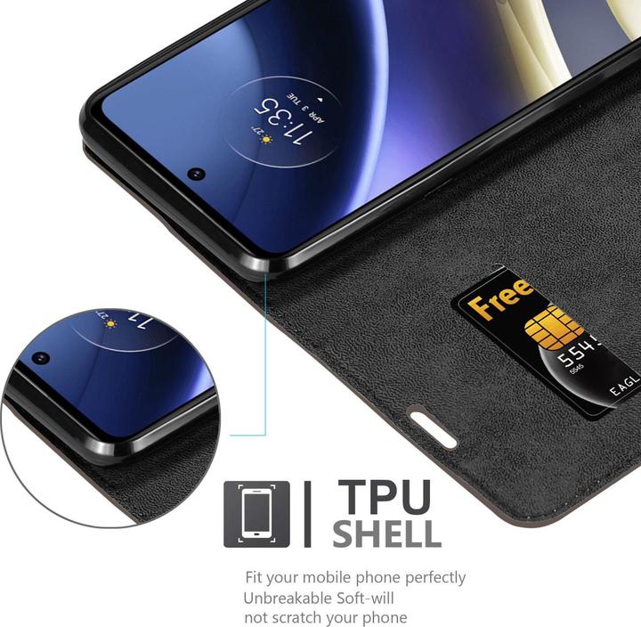 Immagine prodotto Cadorabo Libro Invis. Coperchio magnetico (Motorola Moto G51 5G)