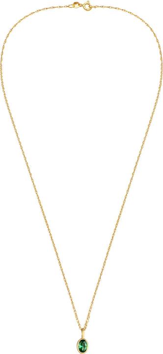 Image du produit Elli Chaîne en cristal (Argent 925 sterling plaqué or, Zircone, 45 cm)