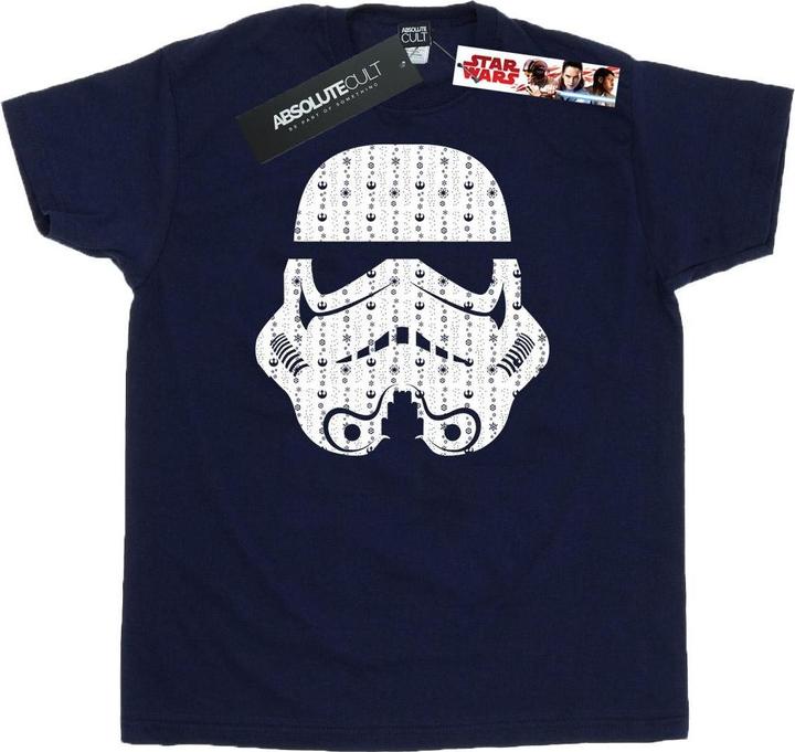 Produktbild Star Wars Christmas Stormtrooper Helmet TShirt (3XL)