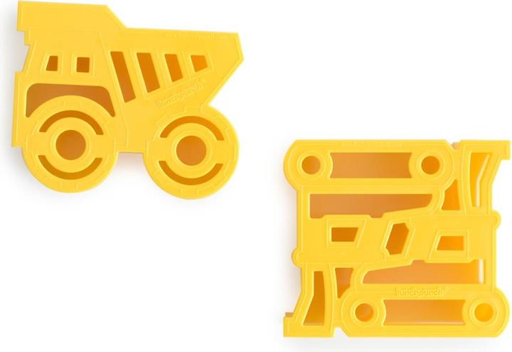 Image du produit Lunch Punch Emporte-pièces Sandwich Véhicules de chantier (lot de 2)