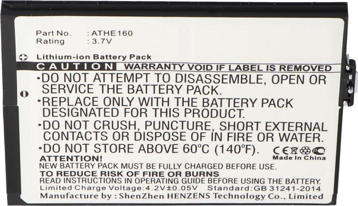 Actual product image AccuCell Akku HTC X7500, P/N ATHE160