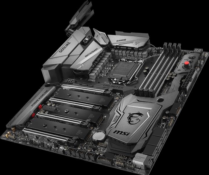 Actual product image MSI Z370 Godlike Gaming (LGA 1151, Intel Z370, E-ATX)