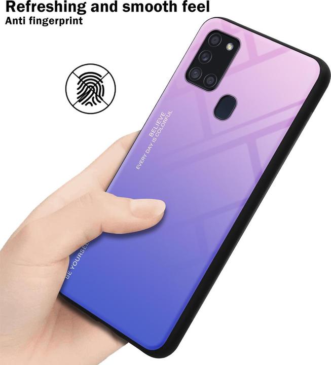 Actual product image Cadorabo TPU 2 colors glass cover (Samsung Galaxy A21s)