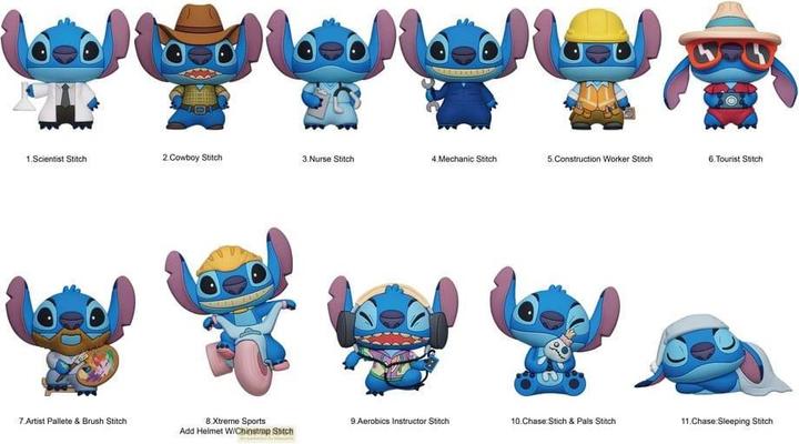 Produktbild Monogram Int. Lilo & Stitch 3D PVC-Taschenanhänger Series 6 Display (24)
