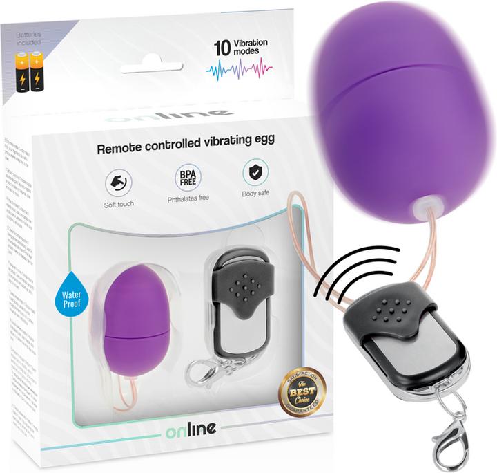Actual product image Online Vibro egg with remote control, size S