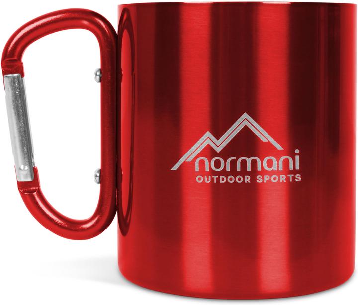 Image du produit Normani Tasse en acier inoxydable 330 ml avec mousqueton Wisconsin