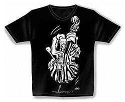 Rock You T-Shirt schwarz Bass Geier L (L)