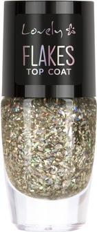 Image du produit Lovely Top Coat Flakes Nail Polish 1 8Ml (Top coat)