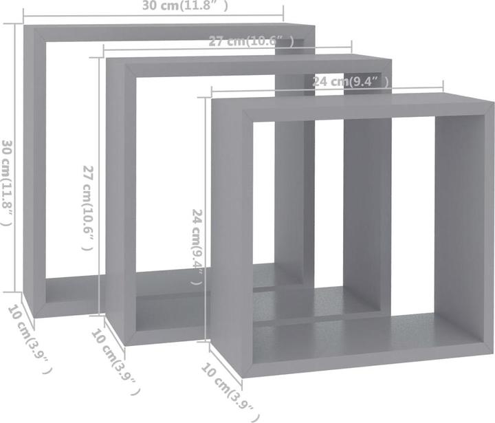 Produktbild VidaXL Abey (30 x 10 x 30 cm)