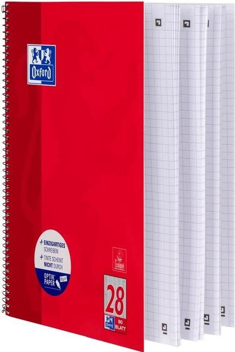 Produktbild Oxford Collegeblock (A4+, Kariert, Kein Einband)