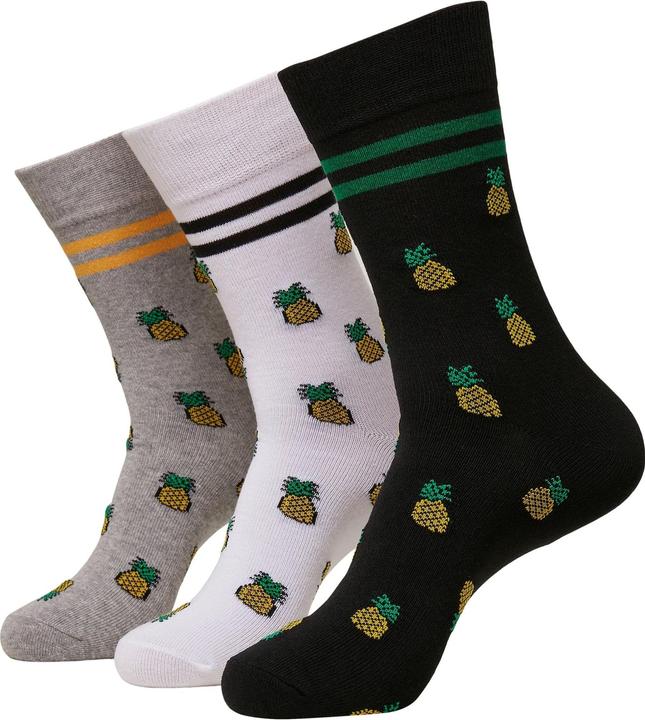 Immagine prodotto Mister Tee Calzini Filato Riciclato Ananas 3-Pack (confezione da 3, 35 - 38)