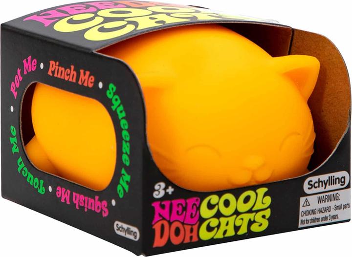 Actual product image NeeDoh Schylling Nee Doh Cool Cats Stress ball