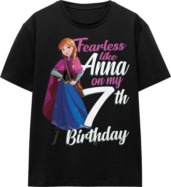 Disney Frozen Fearless Like Anna TShirt 7. Geburtstag