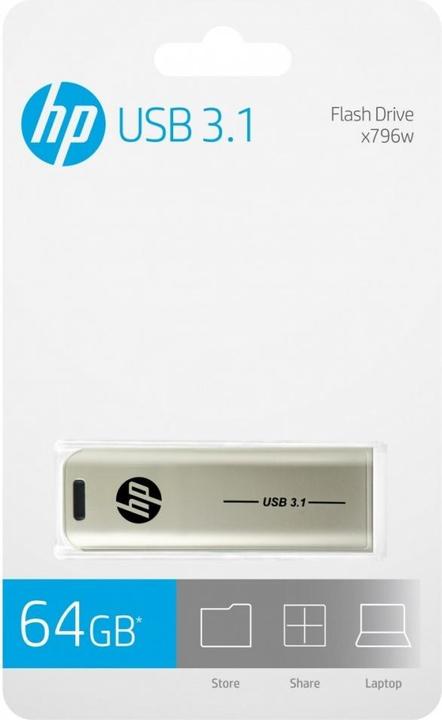 Actual product image HP x796w USB 3.1 64GB (64 GB, USB-A)