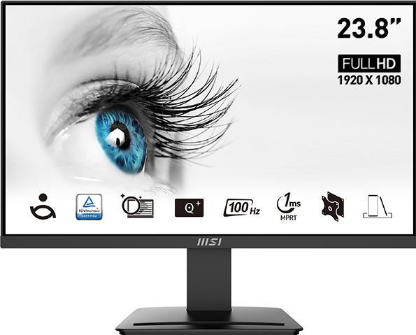 Image du produit GameMax MegaDeal PC multimédia SET2472 7372 + MSI PRO MP2412DE + souris, clavier & casque (AMD Ryzen 5 5600G, 16 Go, 1000 Go)
