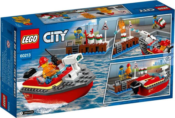 Immagine prodotto LEGO Vigili del fuoco al porto (60213, LEGO City)