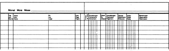 Produktbild Simplex Postcheckbücher (80 x)