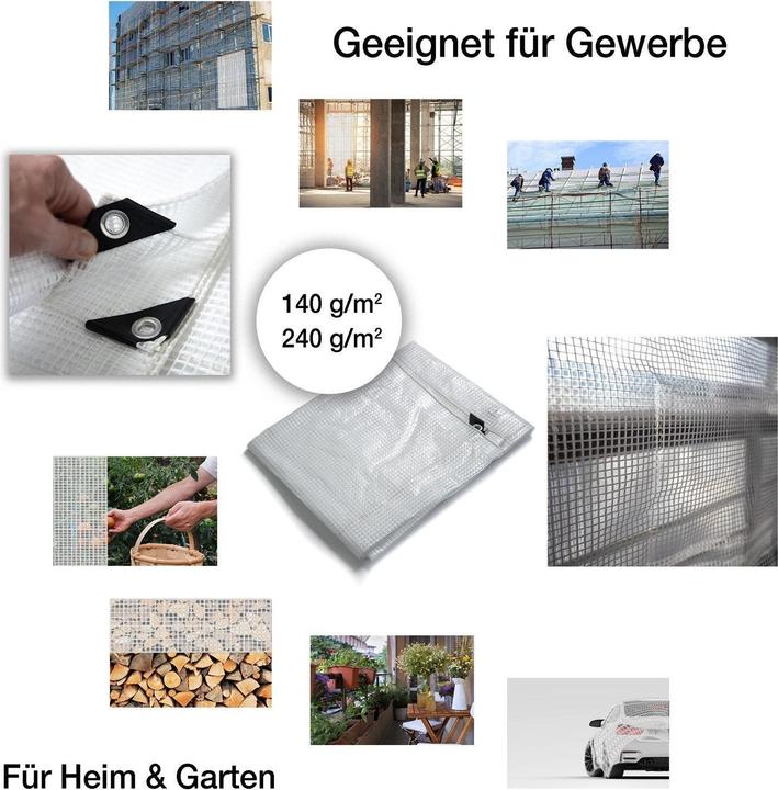 Image du produit Casa Pura Bâche de protection Leno (300 x 200 cm)