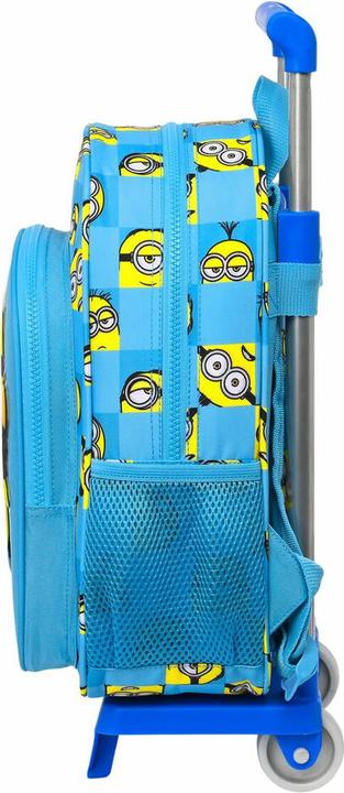 Actual product image Minions School backpack with wheels Minionstatic Blue (26 x 34 x 11 cm)