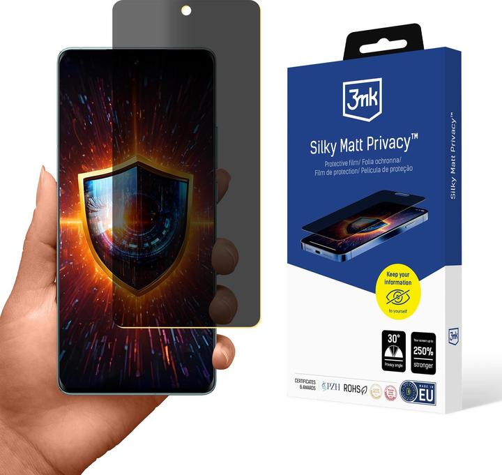 Produktbild 3MK Folia ochronna prywatyzujÄ ca matowa Silky Matt Privacy na Vivo X100 Pro (Vivo X100 Pro)
