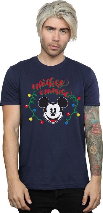 Produktbild Disney Mickey Mouse Christmas Light Bulbs TShirt (L)