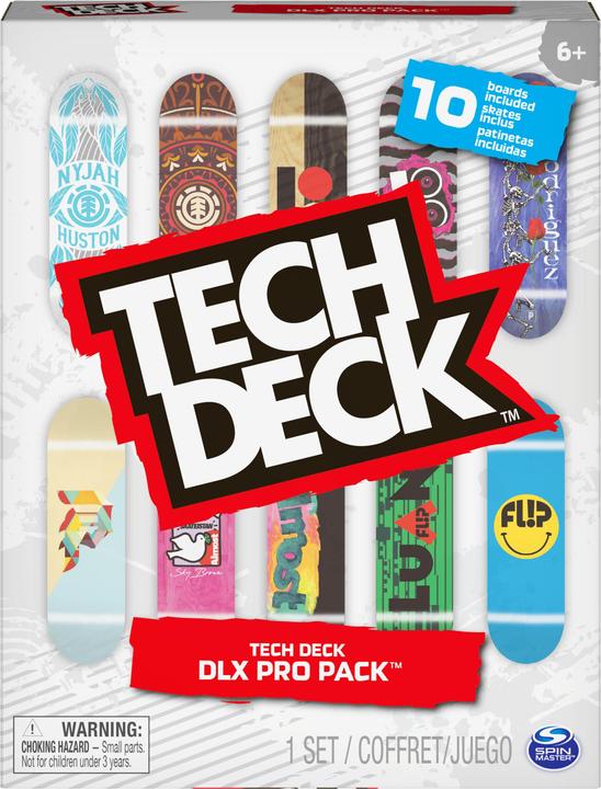 Produktbild Spin Master Tech Deck - DLX Pro Fingerboard 10er-Set
