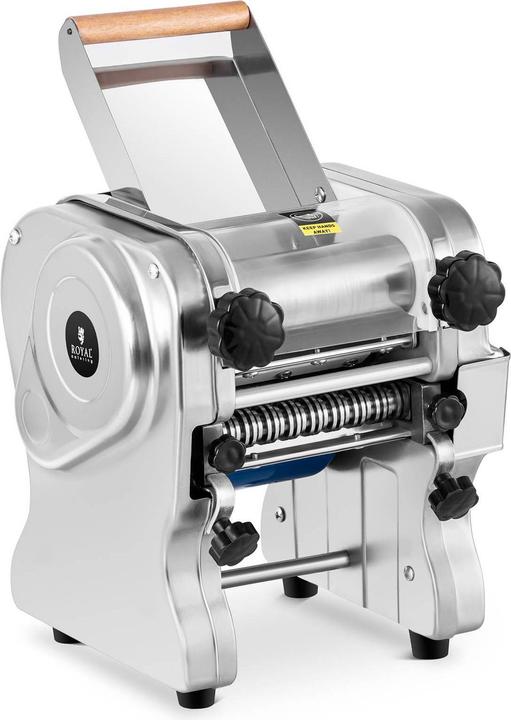 Royal Catering Nudelmaschine elektrisch Pastamaker 16 cm Pastamaschine 1 - 14 mm Nudeln 550 W