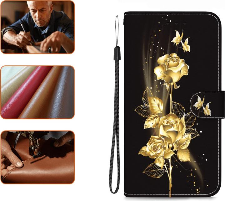 Immagine prodotto Cover-Discount Galaxy S25 - Tasche Hülle mit Blüten Motiv (Samsung Galaxy S25)
