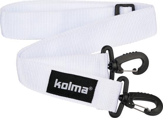 Actual product image Kolma air mattress Stripy Flamingo/White