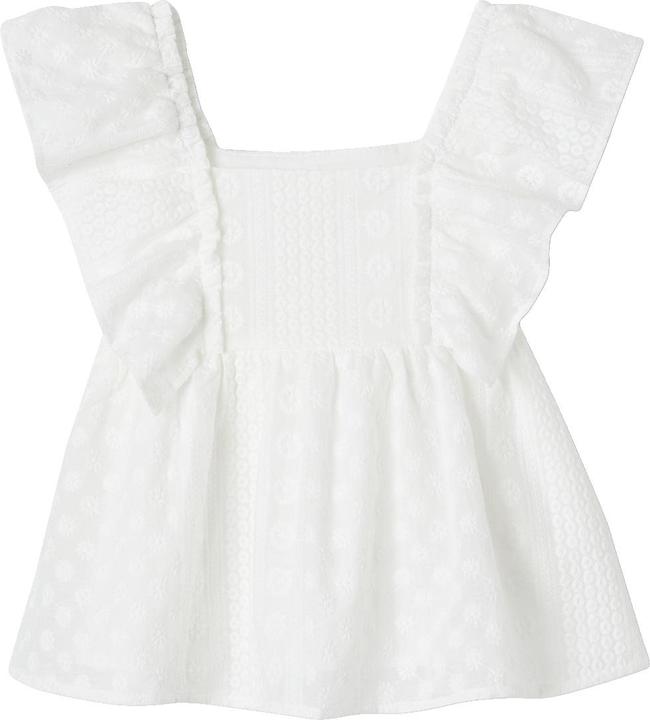 Actual product image Vertbaudet Festive girls' flounce blouse (146)