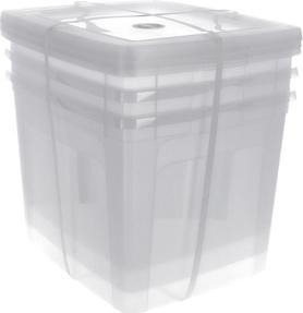 Immagine prodotto Iris Set di 3 scatole da 30 litri con coperchio (30 l)