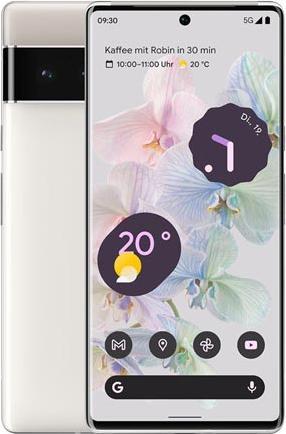 Actual product image Google Pixel 6 Pro (128 GB, Cloudy White, 6.70", SIM + eSIM, 50 Mpx, 5G)
