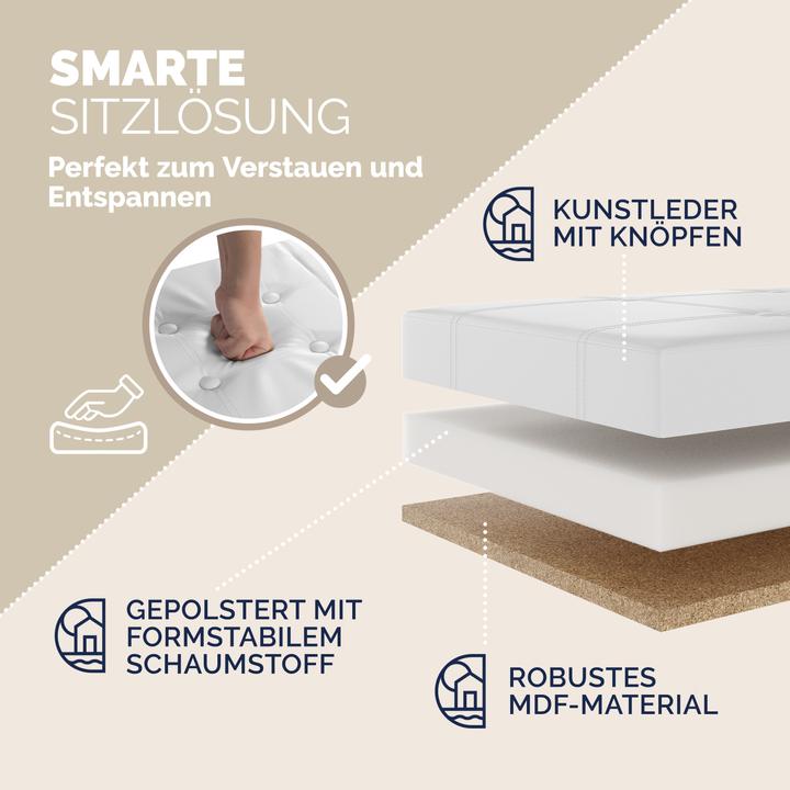 Actual product image Casaria Seat chest (80 cm)