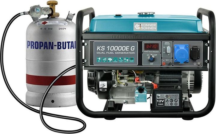 Actual product image Könner & Söhnen KS 10000E G (7500 W, 25 l)