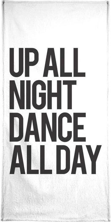 Produktbild Juniqe Up all night - Zitate & Slogans (70 x 140 cm)