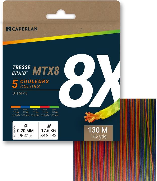 Produktbild Caperlan Mtx8 Multicolore (Fliegenrute, 13000 cm)