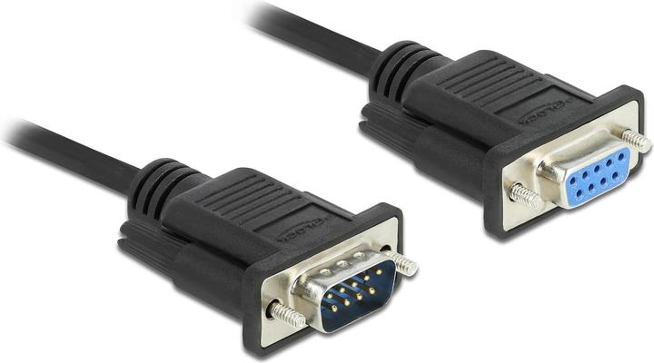 Actual product image Delock Extension cable RS-232 DB9, f-m 10 m (10 m, VGA)