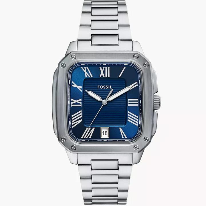Produktbild Fossil CROSBY Heren Horloge 42 mm - Zilverkleurig (42 mm)
