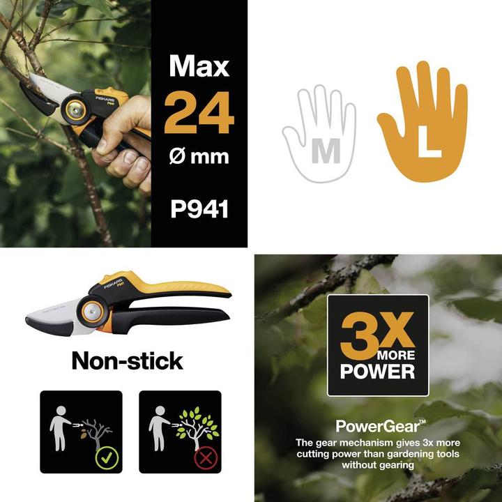 Immagine prodotto Fiskars X-series Anvil Garden Shears L P941