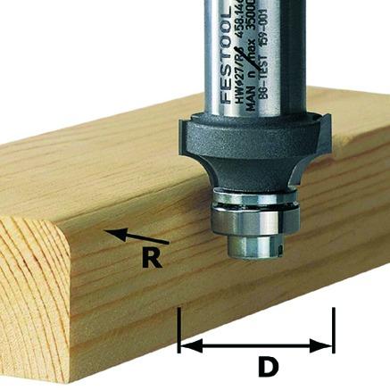 Actual product image Festool Rounding cutter head HM, radius 2 diam. 27