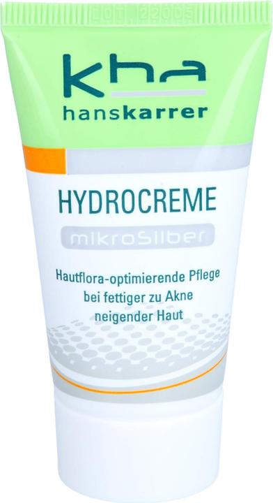 Produktbild Hans Karrer Hydrocreme Mikrosilber bei normaler bis fettiger Haut, 30 ml Creme (Körpercreme, 30 ml)