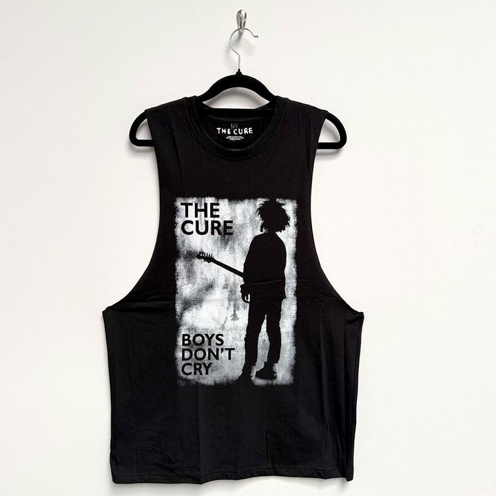 Actual product image The Cure Boys Don't Cry B&W (Black) Vest (XL)