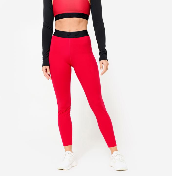 Produktbild Domyos Leggings Damen Elastikbund - rot (W28/L31)