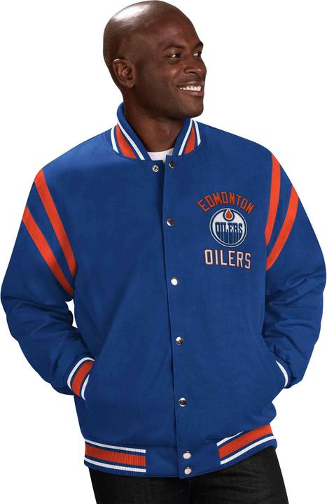 Produktbild G-III Edmonton Oilers Tailback Varsity Jacket (L)