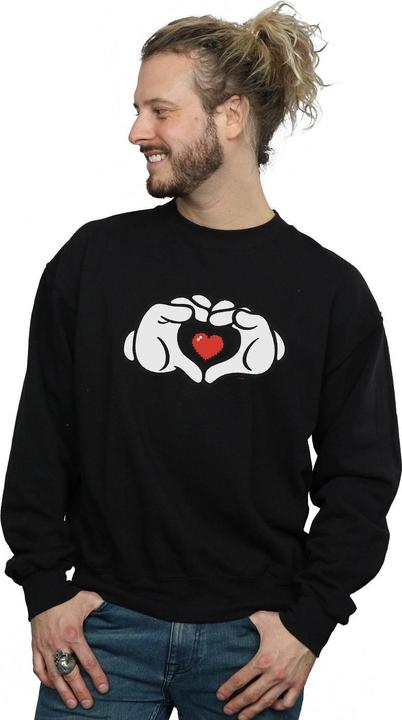 Immagine prodotto Disney Mickey Mouse Heart Hands Felpa Uomo (M)