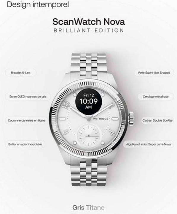 Actual product image Withings ScanWatch Nova Brilliant (39 mm)