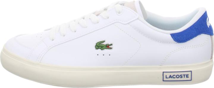 Lacoste Sportschuhe POWERCOURT Sneaker aus Leder und Synthetik mit Schnürverschluss (41)