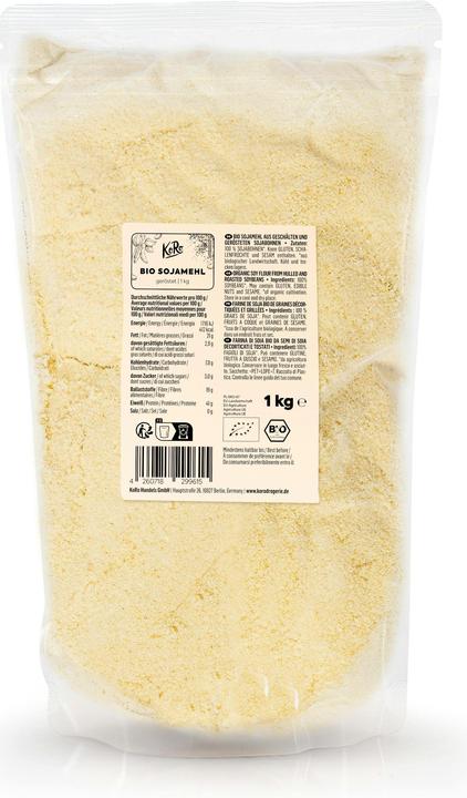 Produktbild KoRo Bio Sojamehl aus geschälten und gerösteten Sojabohnen (1000 g)