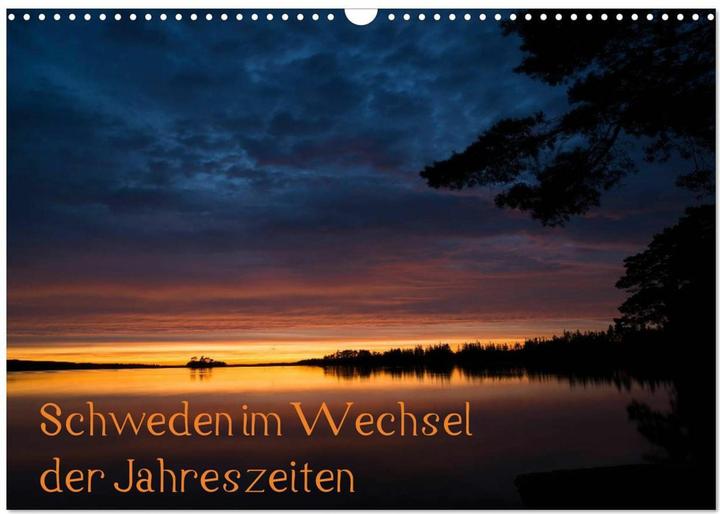 Produktbild Schweden im Wechsel der Jahreszeiten (Wandkalender 2025 DIN A3 quer), Monatskalender (A3, Deutsch)