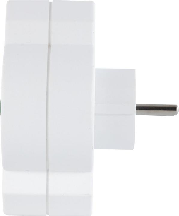 Actual product image REV Steckdosenadapter 3-fach mit Überspannungsschutz, weiss (CEE 7/3, CEE 7/16, 3 x)